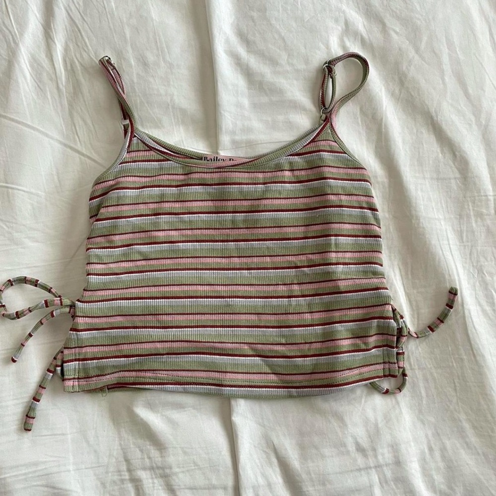 Striped Crop Tank